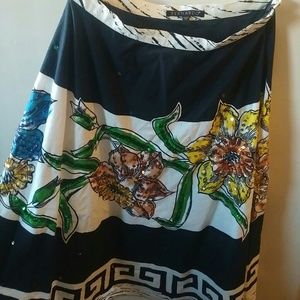 Bernardo beautifully sequined circle skirt size 6